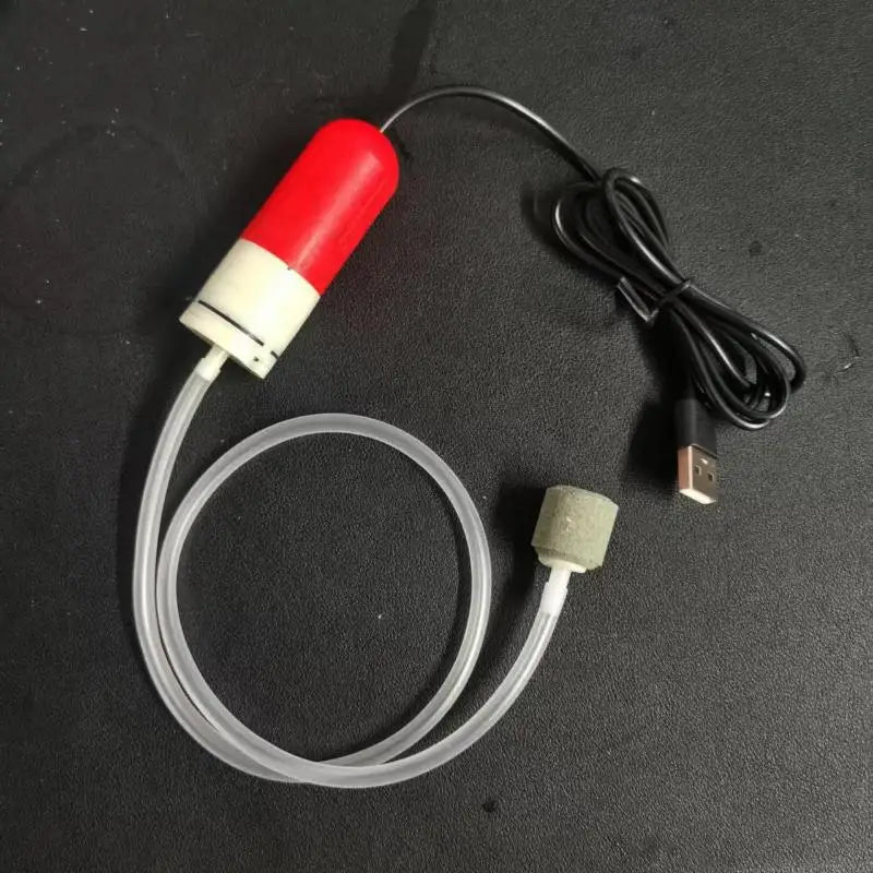 Silent Aquarium Air Pump with Air Stone for Small Fish Tanks Aquarium Air Pump Qst A4