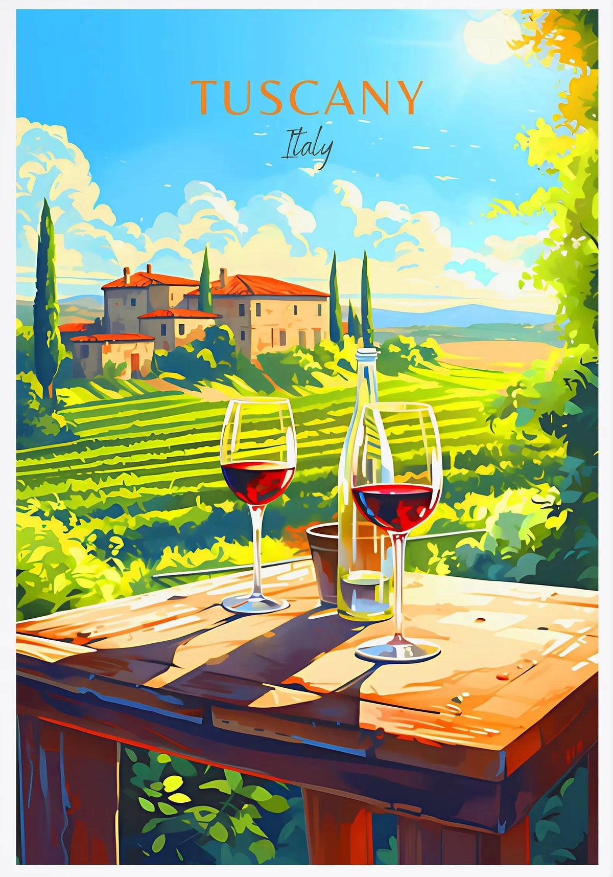 Italy City Travel Canvas Wall Art – Rome Venice Paris Poster Canvas Wall Art Qst