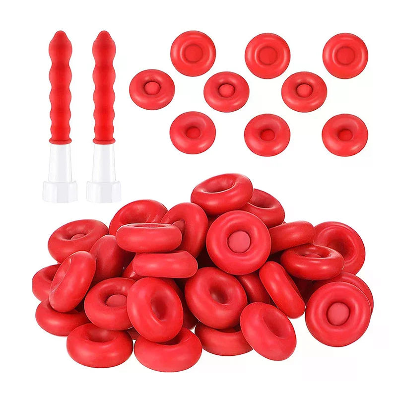 Rubber Caulk Cap Glue Tip Sealing Barrel Protective Covers Caulk Nozzle Cap Qme