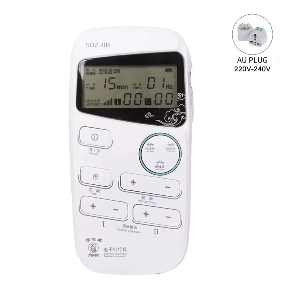 VamsLuna EMS Pulse Massager – 2-Channel Low-Frequency Stimulator EMS Pulse Massager Qst AU Plug