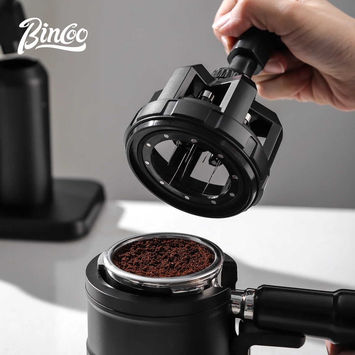 Bincoo Adjustable Needle Coffee Distributor – Espresso Stirrer Espresso Distributor Qst