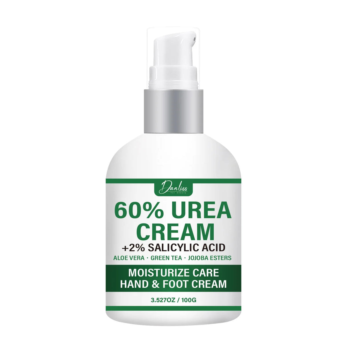 60% Urea Hand & Foot Cream – Salicylic Acid, Aloe & Green Tea Hand & Foot Cream Qst green 100g