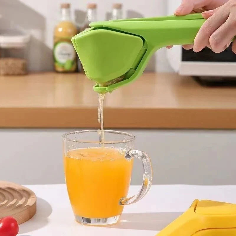 Manual Hand Citrus Lemon Squeezer – Food-Grade Plastic Press Manual Citrus Press Qme
