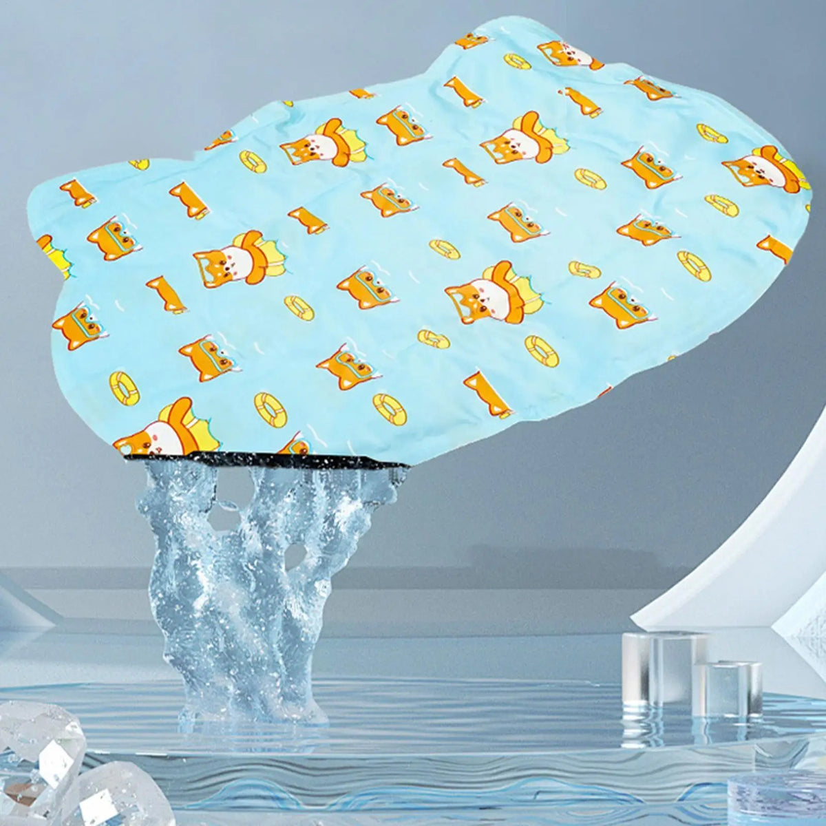 Gel Cooling Mat for Cats & Dogs – Summer Comfort Pad Pet Cooling Mat Qme