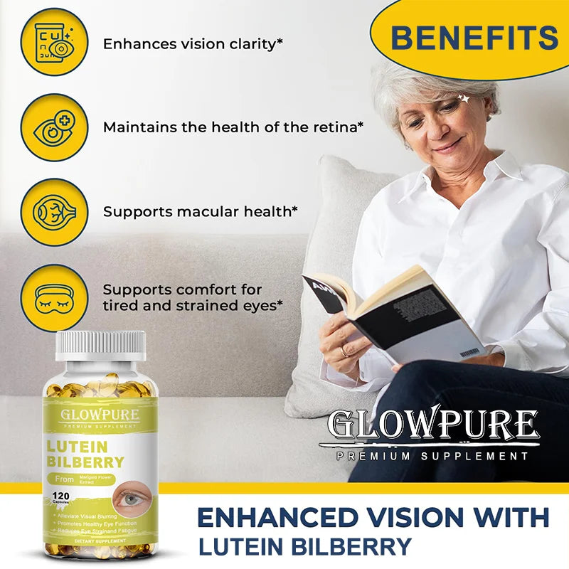 Vision Eye Health Supplement – Lutein, Zeaxanthin & Bilberry Eye Health Supplement Qst