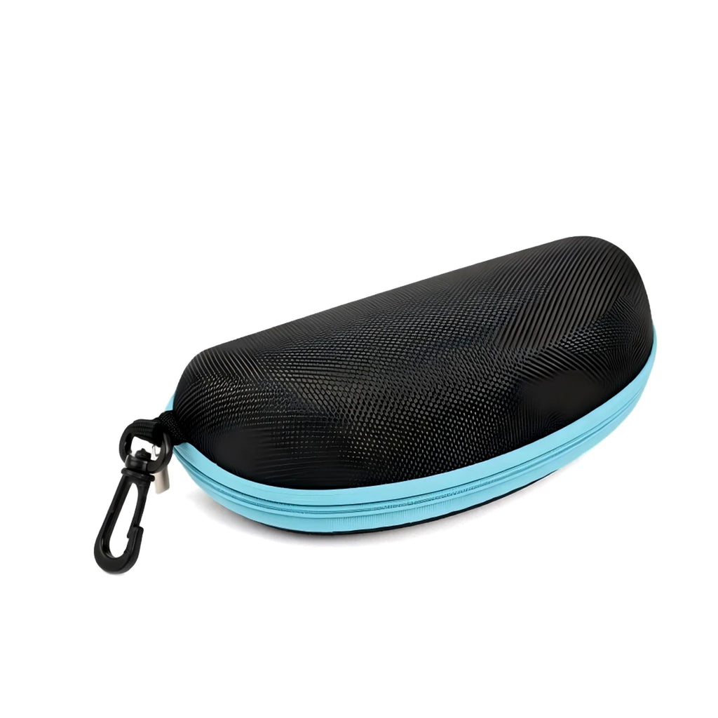 VOPHA Portable Zipper Sunglasses Case EVA Travel Glasses Box Eyeglass Case Qst Blue