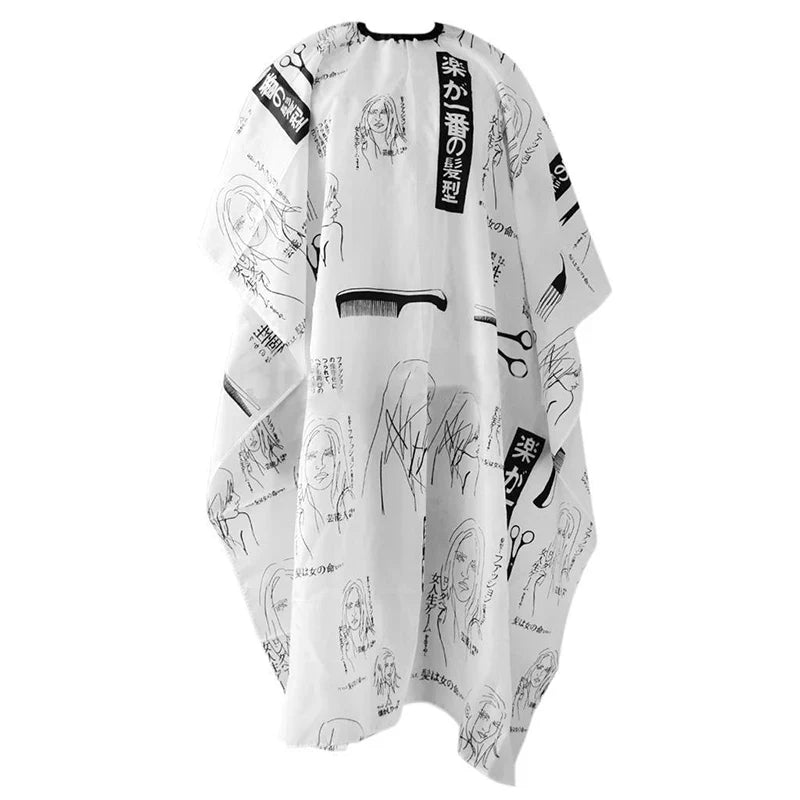 Professional Barber Haircut Cape & Apron – Waterproof Salon Barber Haircut Cape Qme