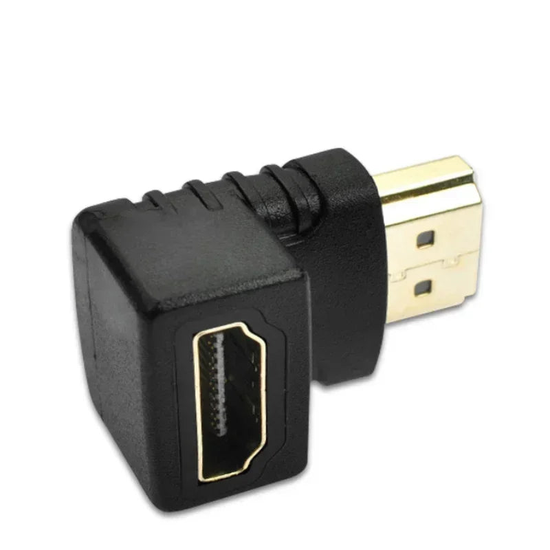 4K HDMI Right Angle Adapter – 90° & 270° Connector HDMI Angle Adapter Qme