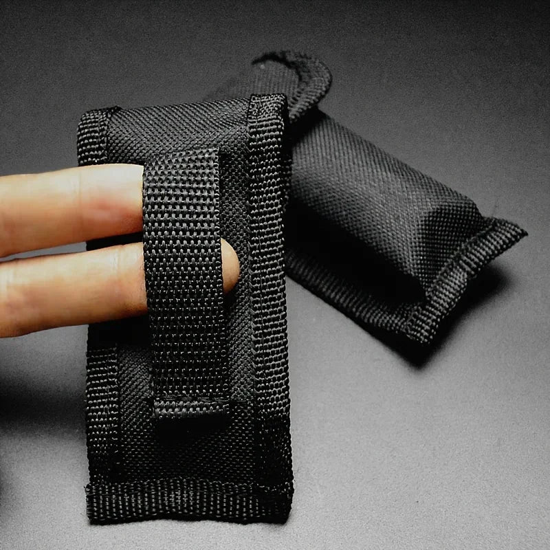 Nylon Folding Knife Sheath Double-Layer Oxford Belt Pouch Knife Sheath Pouch Qme