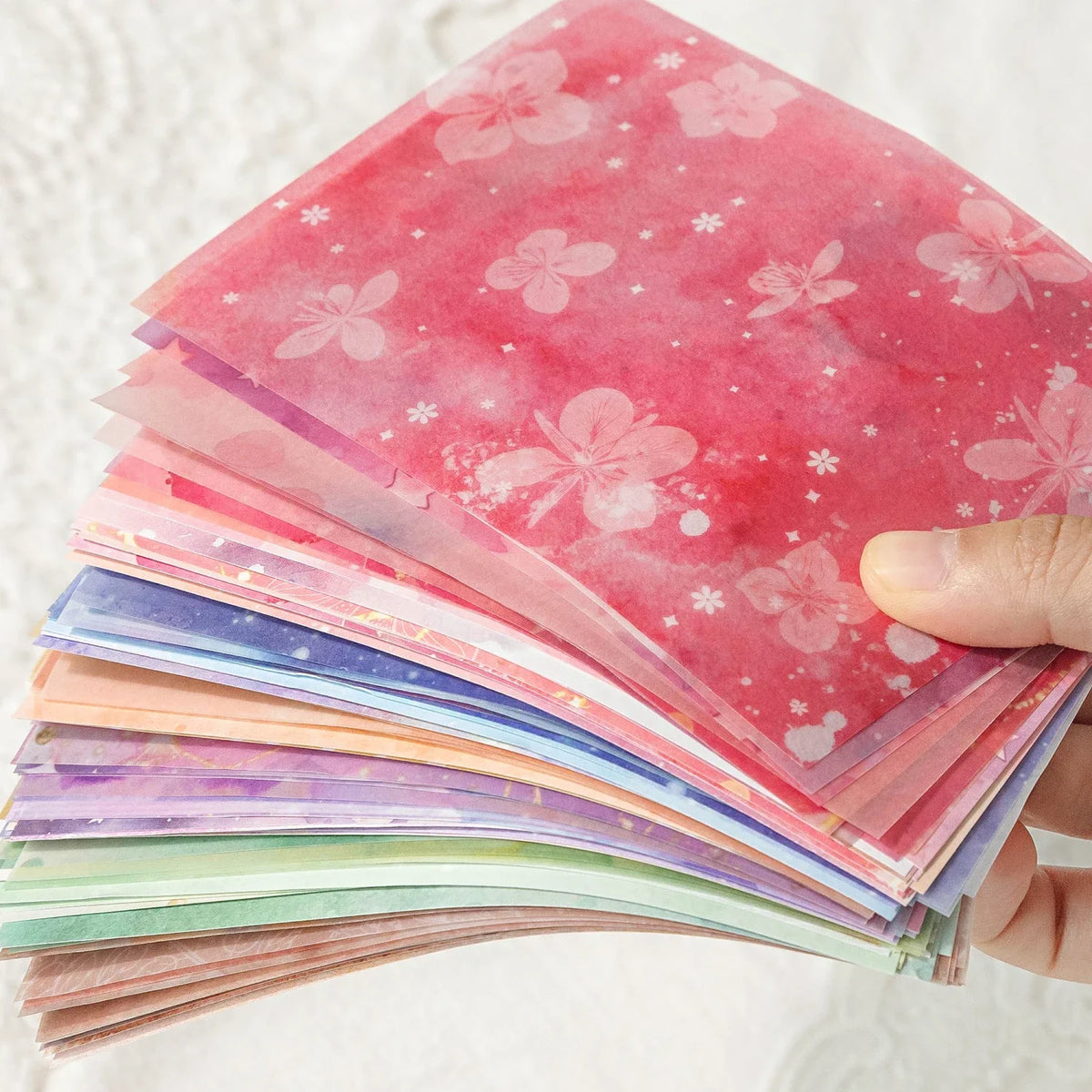 20-Sheet Colour Background Paper – DIY Scrapbooking & Journaling Scrapbooking Paper Qme