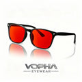 VOPHA S70 Blue Light Blocking Glasses – Gaming & Computer Blue Light Glasses Qst Black red
