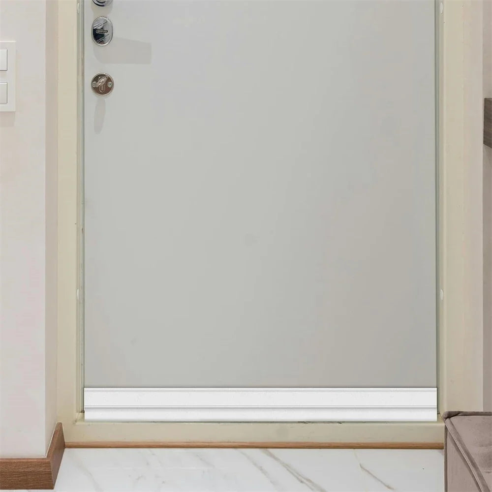 Self-Adhesive Door Bottom Weatherstrip | Draft & Sound Seal Door Weatherstrip Seal Qme