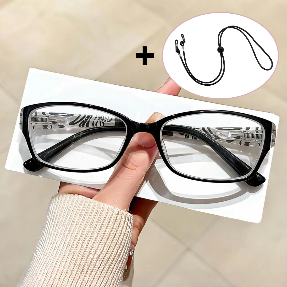 VOPHA Auto Focus Blue Light Reading Glasses – Unisex L3 Reading Glasses Qst Black
