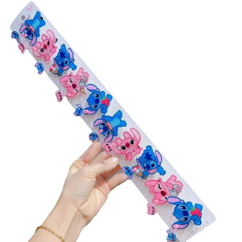 Stitch Cartoon Acrylic Hair Clip – Cute Student Hair Accessory Cartoon Hair Clip Qme