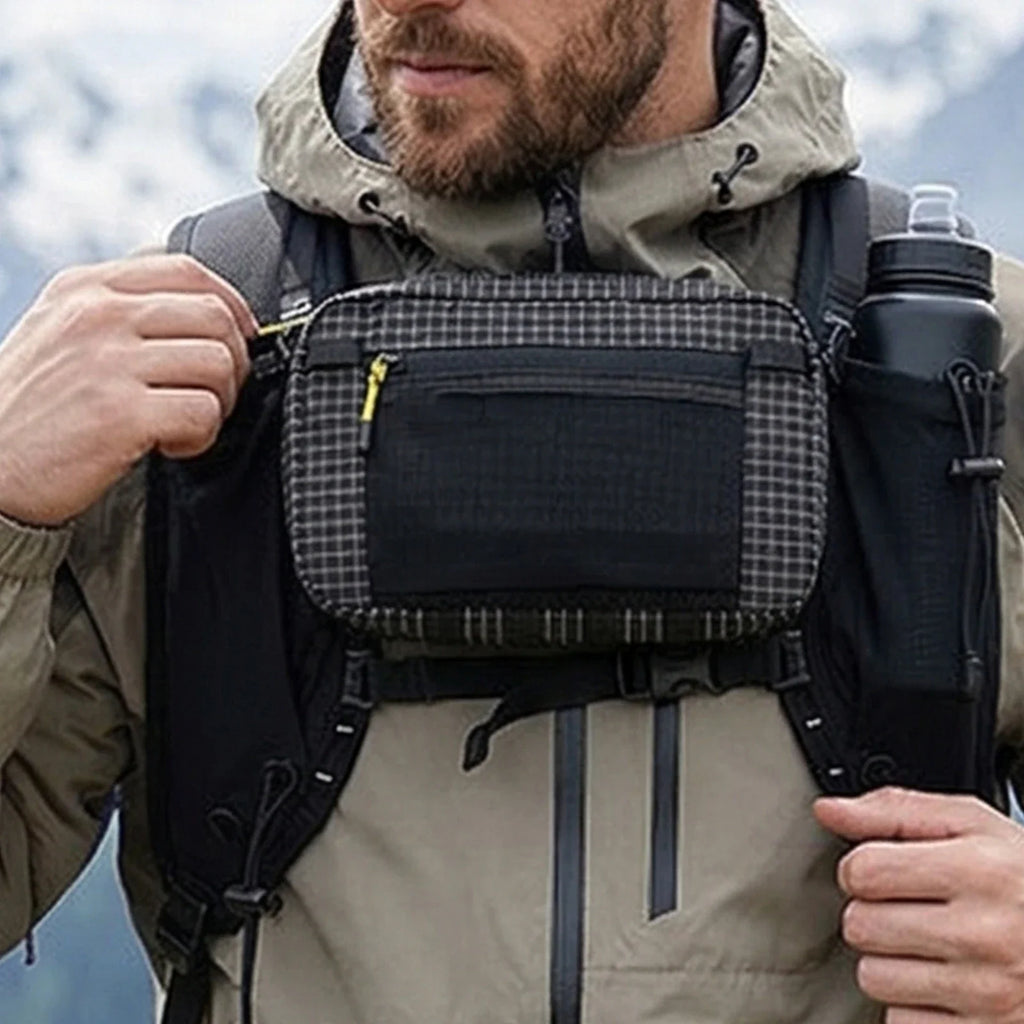 Waterproof Hiking Chest Bag – Lightweight Nylon Side Pocket Hiking Chest Bag Qme