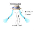 Pet Parrot Braid Wig Hat – 15 Colors | Bird & Hamster Costume Pet Costume Hat Qme A1