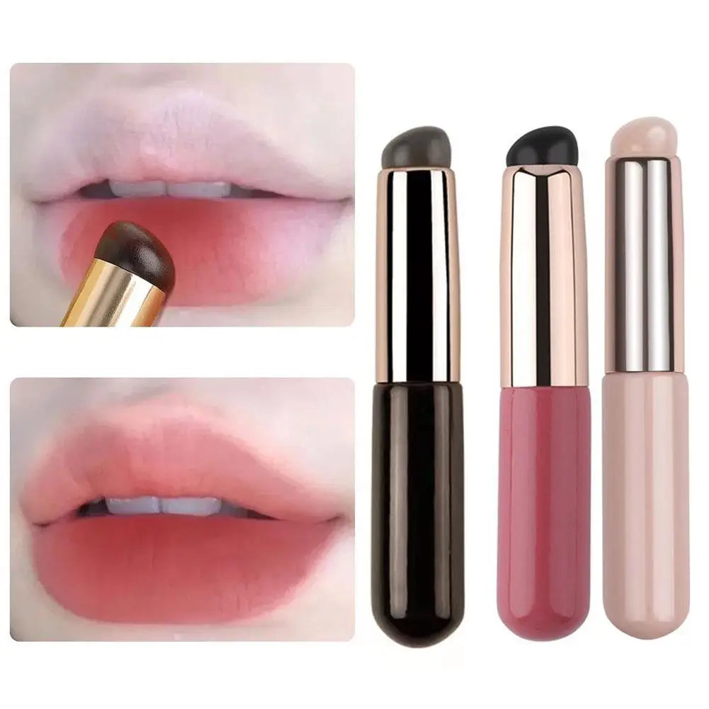 Silicone Lip Brush – Balm, Gloss & Concealer Applicator Lip Makeup Brush Qme