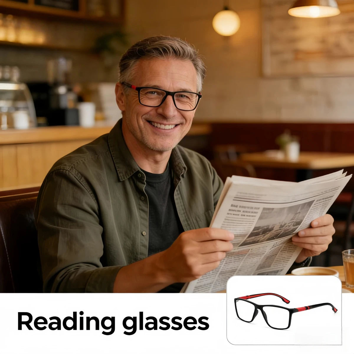VOPHA 4-Pack Anti-Blue Light Sports Reading Glasses +1.00–+3.00 Reading Glasses Qst