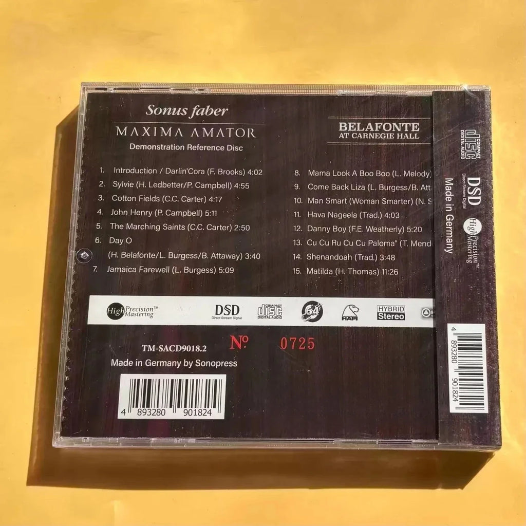 High-End Speaker Demo Reference CD – Classic Live Recording Audiophile Demo CD Qme