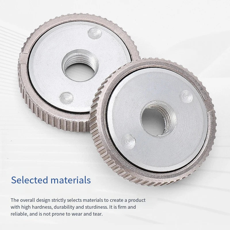 M14 Angle Grinder Inner Outer Flange Nut Quick Release Lock Angle Grinder Accessory Qme