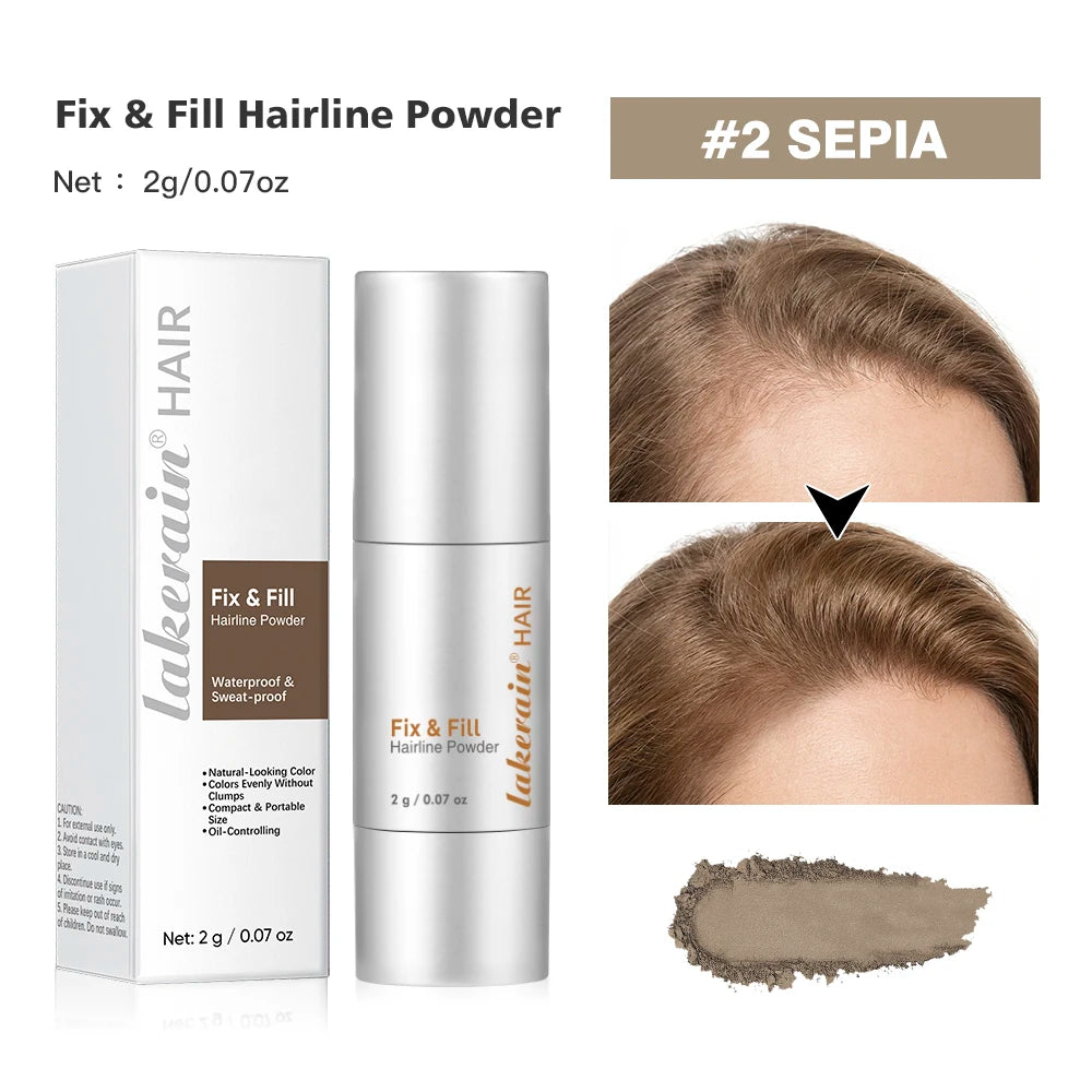 Lakerain Hairline Filling & Eyebrow Shading Powder – 2g Hairline Filling Powder Qst 02