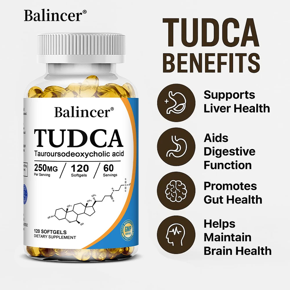 TUDCA Capsules – Liver & Gallbladder Wellness Support | Balincer Wellness Supplement Qst