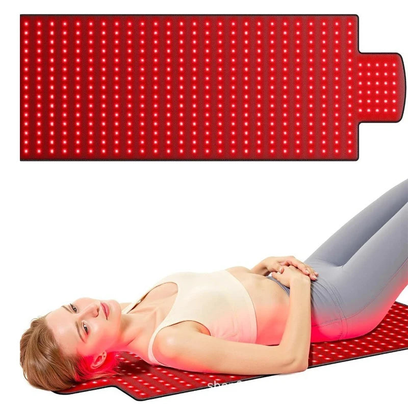 420 LED Red & Infrared Light Therapy Pad 660nm 850nm Light Therapy Pad Qst