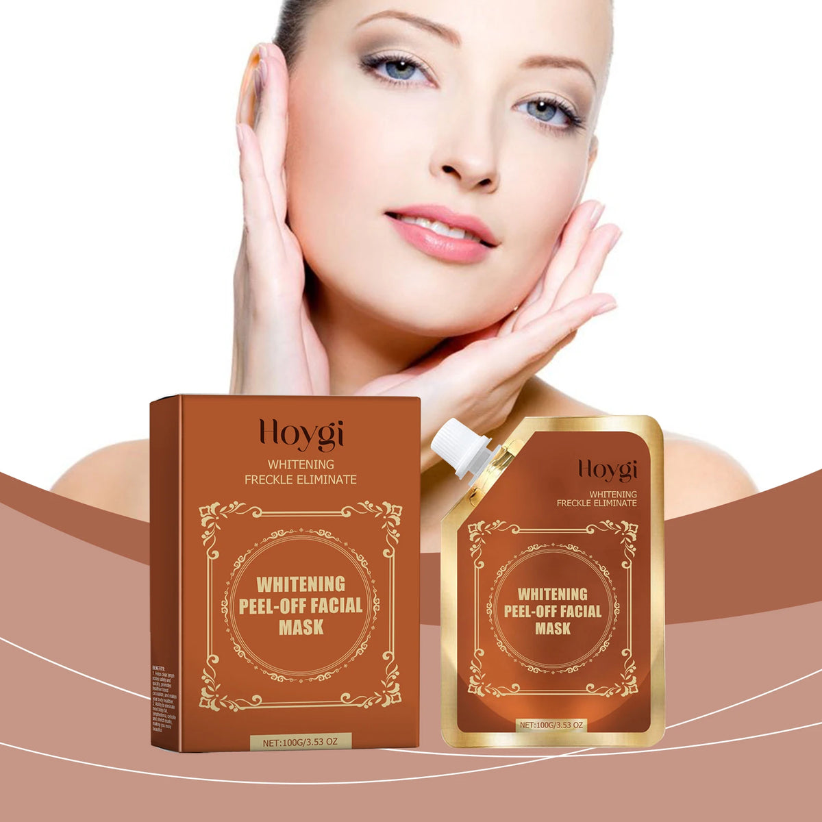 Hoygi Brightening Peel-Off Jelly Mask – Cleansing & Hydrating Peel-Off Face Mask Qst
