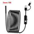 Mini USB Type-C Borescope Inspection Camera for Android Borescope Inspection Camera Qme 1m black