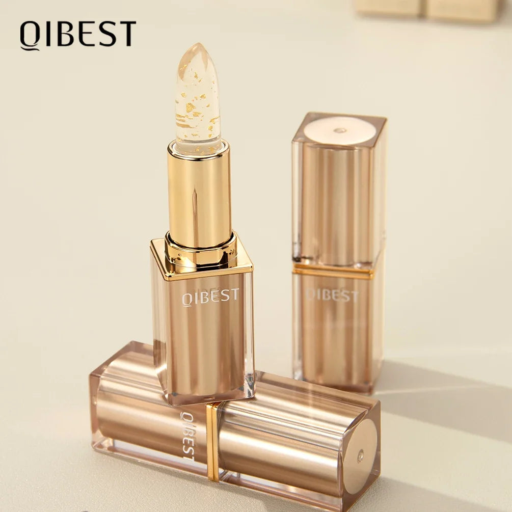 QIBEST Glitter Color-Changing Lip Balm – Long-Lasting Tint Tinted Lip Balm Qme