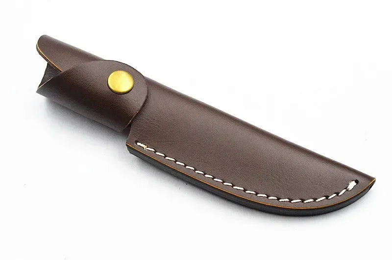 Swayboo Cowhide Leather Knife Sheath Fixed Blade Scabbard Leather Knife Sheath Qst NO.2