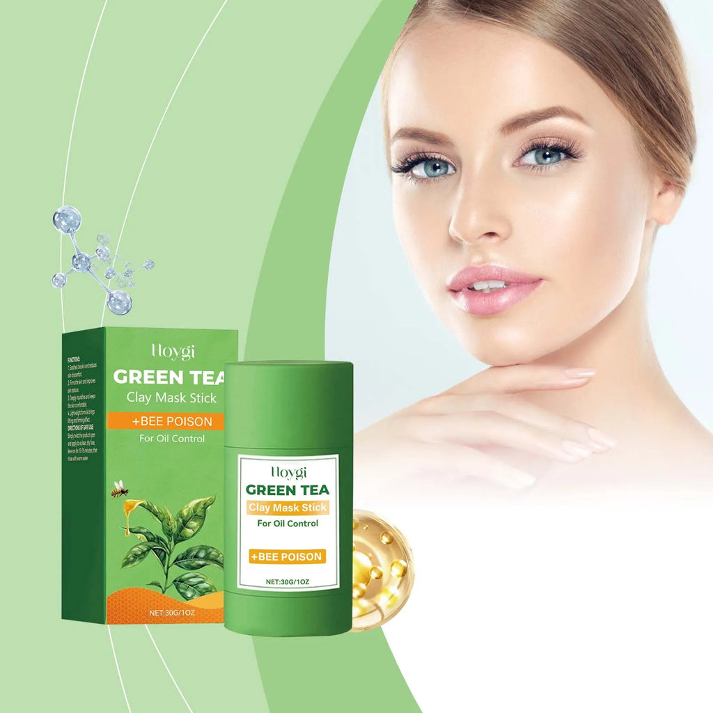 Hoygi Green Tea Cleansing Mask Stick – Purifying Face Mask Cleansing Face Mask Qst