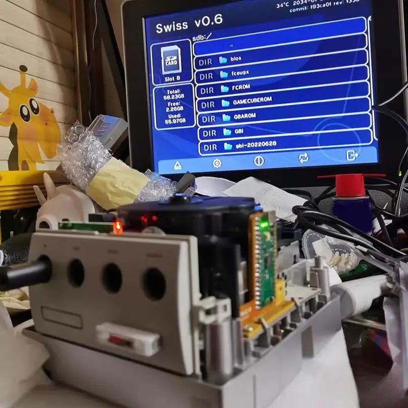 MOD Picoloader Solder-Less GameCube RP2040 | DOL-001 DOL-101 GameCube Modchip Qme