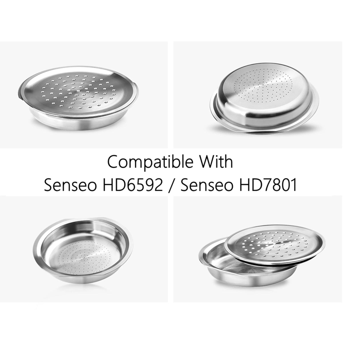 Reusable Stainless Steel Coffee Capsule – Philips Senseo Refillable Coffee Pod Qst