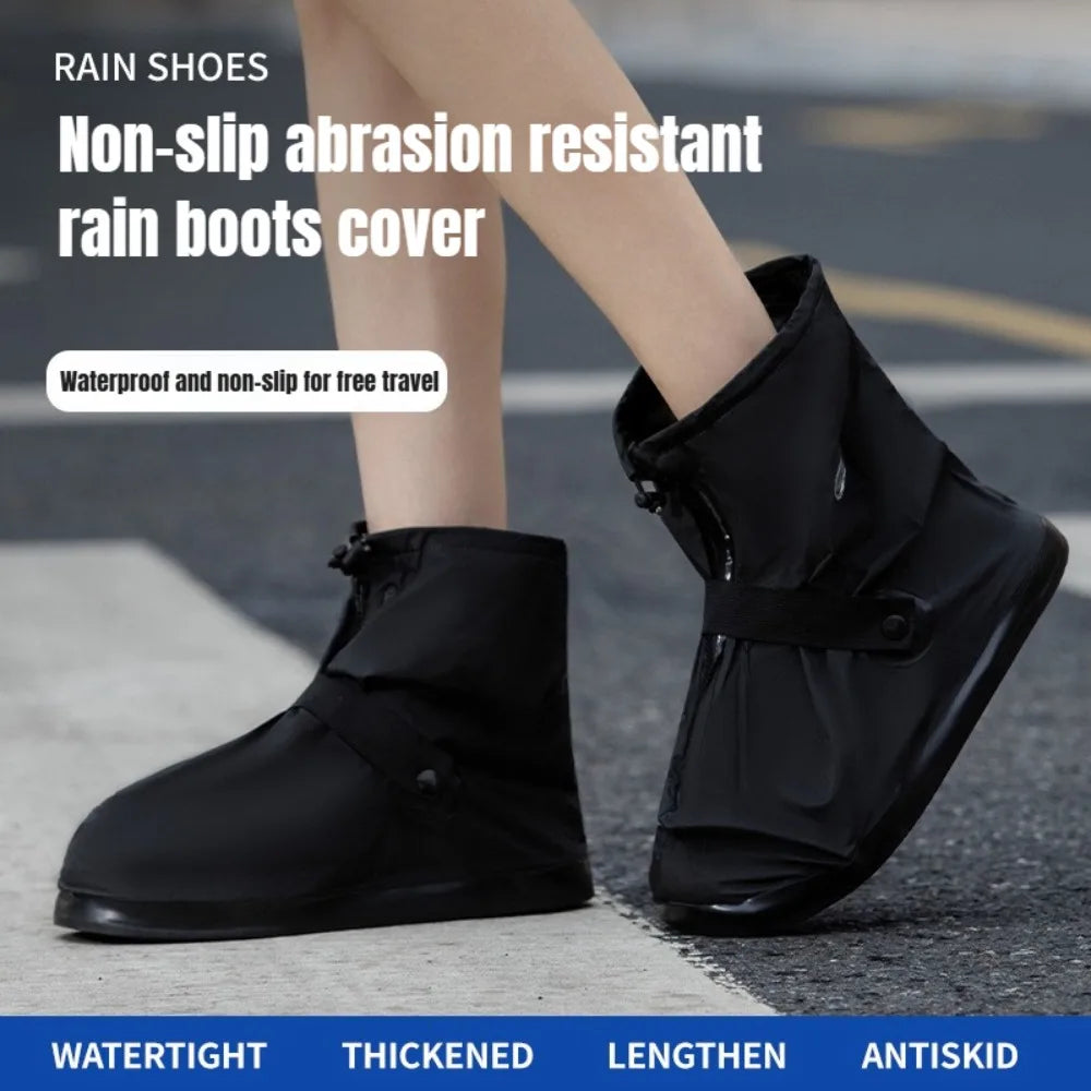 Waterproof Motorcycle Shoe Covers – Reusable Anti-Slip Overshoes Waterproof Shoe Covers Qme