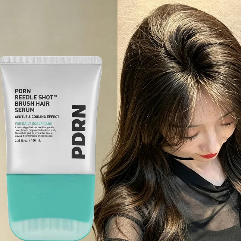 PDRN Reedle Shot Brush Hair Serum – Nourishing & Strengthening Hair Serum Qme