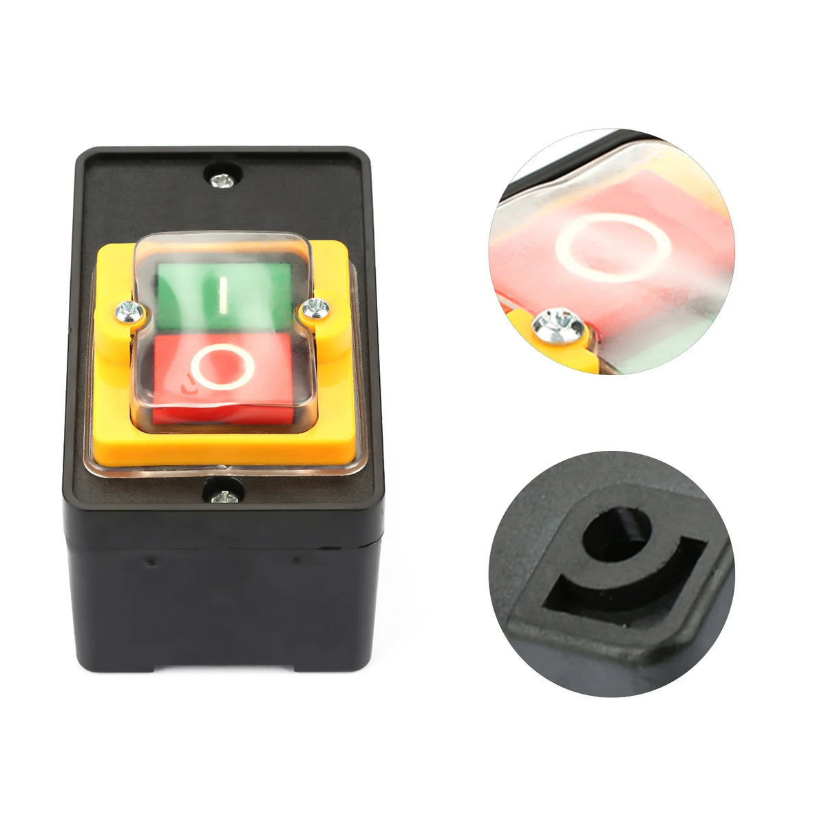 AC 220V/380V 10A Waterproof ON/OFF Push Button Switch Push Button Switch Qst