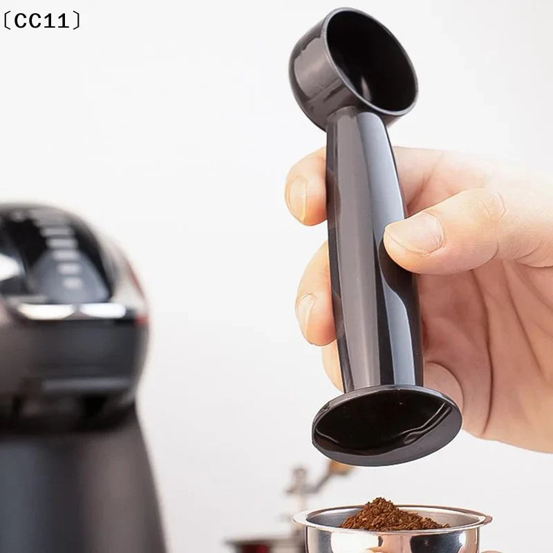 2-in-1 Coffee Measuring Scoop & Tamper – Bean Powder Press Coffee Scoop Tamper Qme