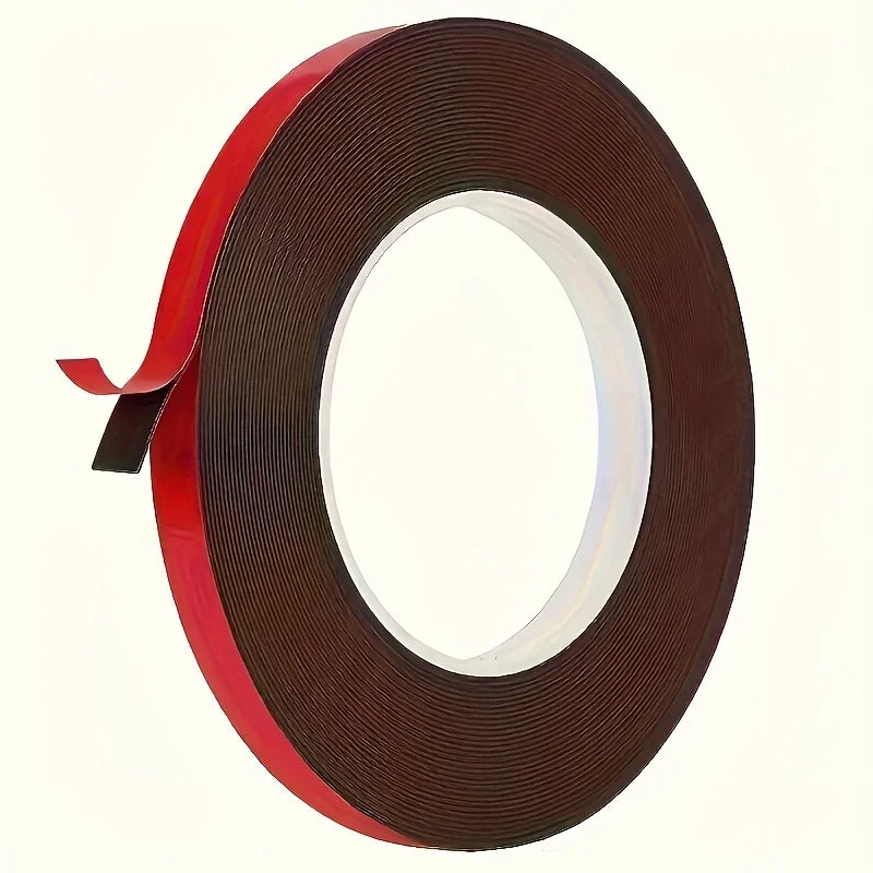 Strong Double-Sided Red Foam Adhesive Tape – Cables & Straps Double-Sided Foam Tape Qme
