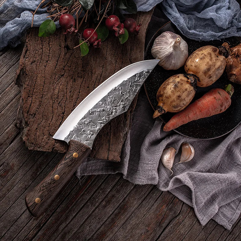 XUANFENG Forged Alloy Boning & Skinning Knife – 15cm Blade Boning Knife Qst