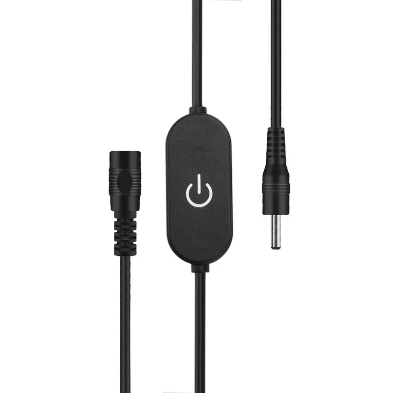 Touch Dimming LED Switch Extension Cable 1.5M 2A DC5V DC12-24V LED Dimmer Switch Cable Qme
