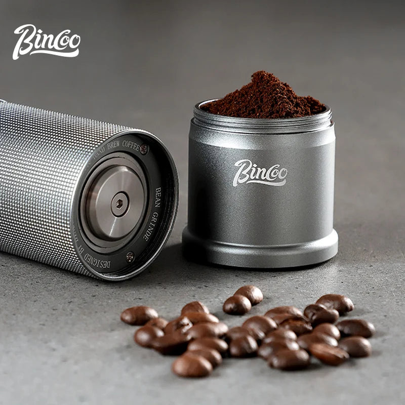 Bincoo SM01 Manual Coffee Grinder – Portable 420 Steel Hand Mill Manual Coffee Grinder Qst