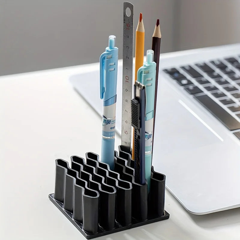 Multi-Purpose Desktop Pen Holder & Stationery Organizer Rack Desktop Organizer Qme