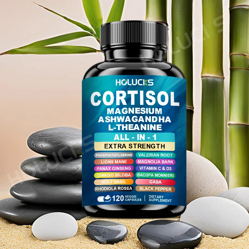 Corti-Soothe Supplement – Cortisol Balance & Sleep Support 120ct Dietary Supplement Qst
