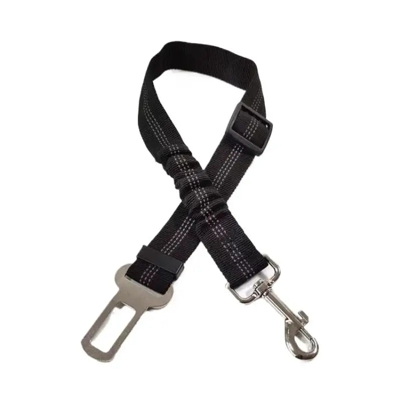 Reflective Bungee Dog Car Safety Belt – Adjustable Nylon Dog Car Safety Belt Qme