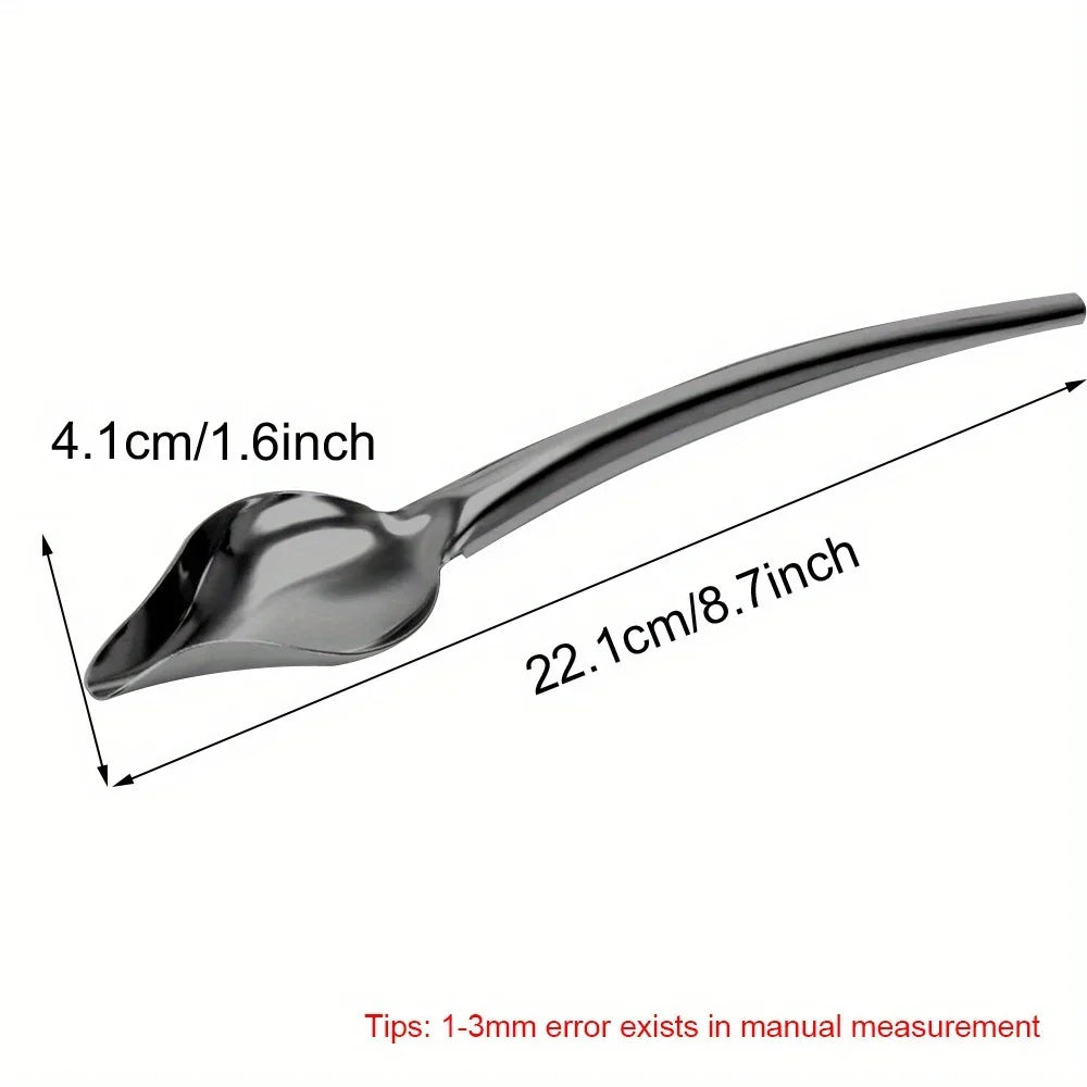 Stainless Steel Chocolate Decorating Spoon | DIY Baking Tool Chocolate Decorating Spoon Qme Big 22.1 4.1cm