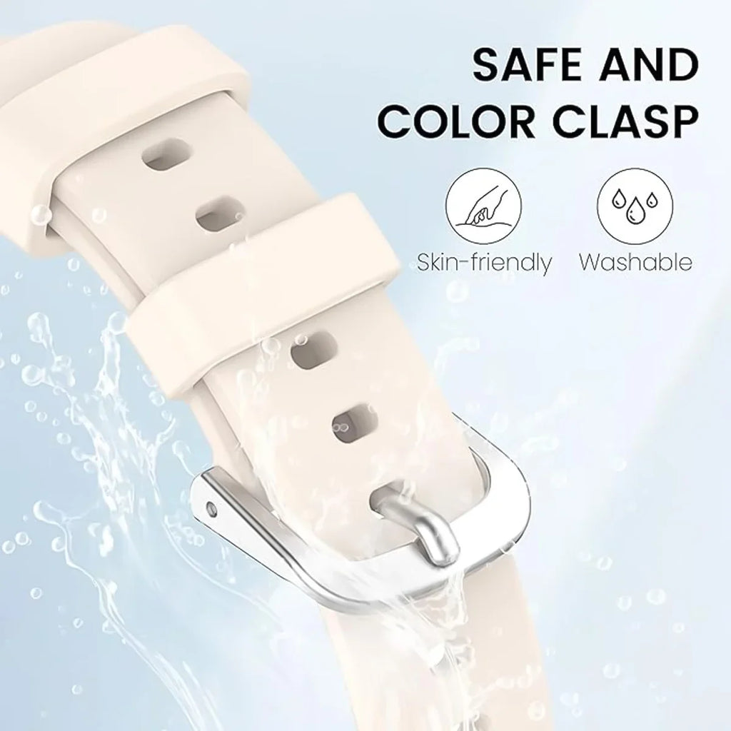 Garmin Lily 2 Silicone Watch Strap | Soft Replacement Band Silicone Watch Strap Qme