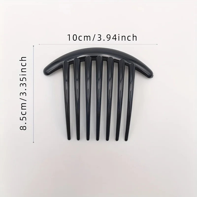 Seven-Tooth Comb Brush for All Hairstyles – Durable Plastic Hair Comb Brush Qme