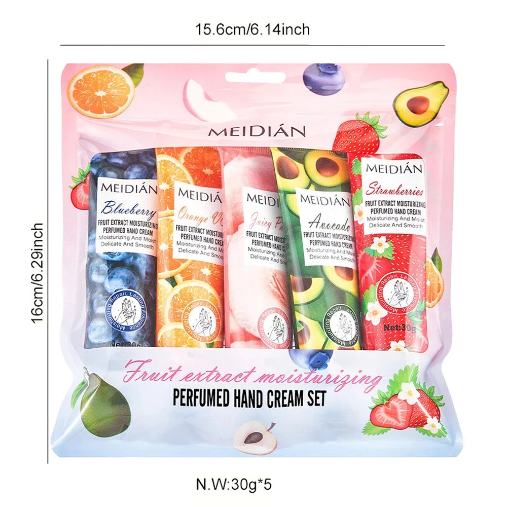 5-Pack Moisturizing Hand Cream Set – Deep Hydration Moisturizing Hand Cream Qme