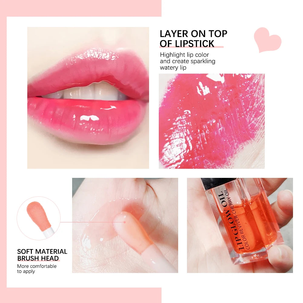 Waterproof Moisturizing Lip Oil Gloss – Hydrating & Plumping Lip Oil Gloss Qst